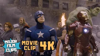 First Avengers Assemble - Avengers (2012) IMAX Movie Clip 4K