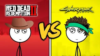 Red Dead Redemption 2 Gamers VS Cyberpunk 2077 Gamers
