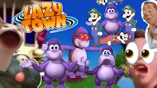 Lazy town Mine song thing but Bonzi buddy fucks it up