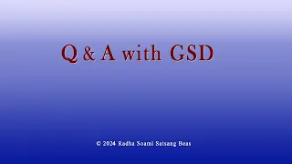 Q & A with GSD 126 Eng/Hin/Punj