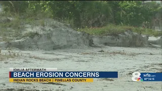 Pinellas coastline faces erosion following Hurricane Idalia