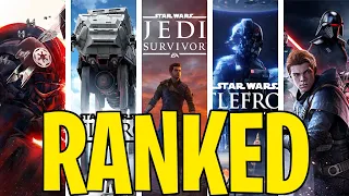 I ranked ALL EA Star Wars games from Worst to Best! (Including Jedi Survivor!)