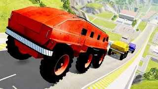 Сars High Jumping Crashes #16 - Beamng drive