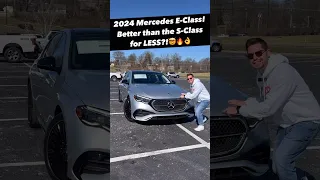 Five Reasons the NEW 2024 Mercedes E-Class is an S-Class for Less $$!