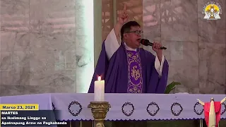 MARTES sa Ikalimang Linggo sa Apatnapung Araw na Paghahanda | Marso 23, 2021