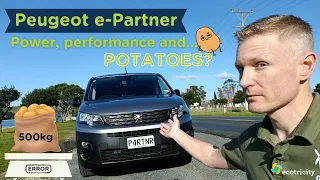 Peugeot e-Partner: Power, performance and... potatoes?