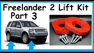 Land Rover Freelander 2 / LR2 Suspension Lift Part 3  - Removing Rear Strut & Fitting Spacer