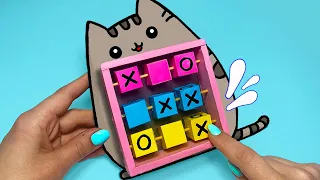 Бесконечные КРЕСТИКИ - НОЛИКИ | ИГРА из БУМАГИ своими руками | Endless TIC-TOE | DIY PAPER GAME