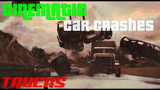 GTA 5 Cinematic Car Crashes p 15 (Only Trucks Special)