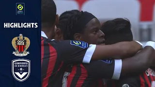 OGC NICE - FC GIRONDINS DE BORDEAUX (4 - 0) - Highlights - (OGCN - GdB) / 2021-2022