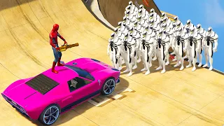 GTA 5 Crazy Ragdolls Spiderman VS Anti-Venom (GTA5 Euphoria Physics, Fails, Funny Moments)