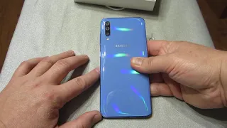 ОНЛАЙН ТРЕЙД.РУ Смартфон Samsung A70 (2019) (цвет голубой)