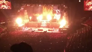 IRON MAIDEN : "THE NUMBER OF THE BEAST". Book of Souls Tour. Toyota Center.  Houston 2017.