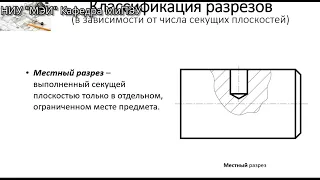 Лекция: разрезы (ч.1)