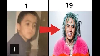 Lil pump transformation from 1 y.o to 19 y.o