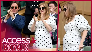 Princess Beatrice Shows Off Her Baby Bump At Wimbledon