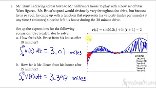 Calculus AB/BC –  8.2 Connecting Position, Velocity, and Acceleration of Functions Using Integrals