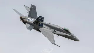 Unbelievable Finnish F/A-18 Solo Display at RIAT 2023