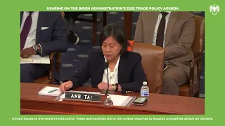 Ambassador Katherine Tai: Biden Administration’s 2022 Trade Policy Agenda