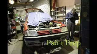 Peugeot 205 Rally car build Vlog 9: Painting and Rear beam disassembly