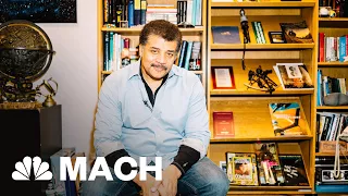 Inside Neil deGrasse Tyson's Famed Office At The Hayden Planetarium | Mach | NBC News