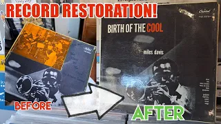 UPGRADING A GRADING! Poor to VG! Vinyl Record Sleeve Restoration!