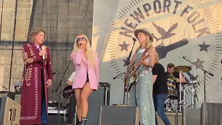 Sheryl Crow, Brandi Carlile, Maren Morris "If It Makes You Happy" Newport Folk Festival 7/27/19