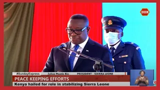 Sierra Leone President graces International Day of UN Peacekeepers