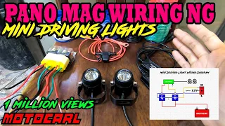 Pano mag install ng mini driving light using 3way switch