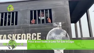 POLICE ARREST YOUTHS AT LEKKI TOLL GATE IN LAGOS #OccupyLekki #OccupyLekkitollgate