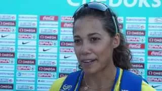 Angelica Bengtsson (SWE) after NR in the Pole Vault