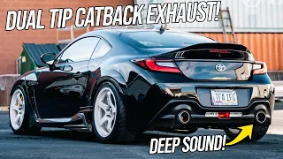 TESTING OUR NEW DUAL TIP CATBACK EXHAUST!!! | 2022 BRZ/GR86 |