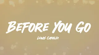 Lewis Capaldi - Before You Go