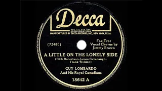 EDISON CUSTOM CYLINDER / A Little On The Lonely Side / Guy Lombardo / TEST 1