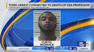 Third arrest in murder of USA professor