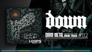 Doom Metal Drum Track / Down Style / 120 bpm