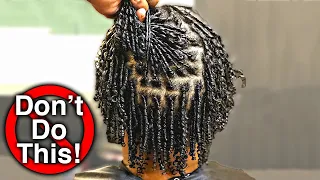 Don't Start Your Dreadlocks Like This!