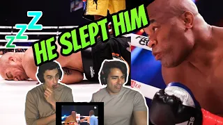Anderson Silva V.S Toto Ortiz Knockout (Reaction)