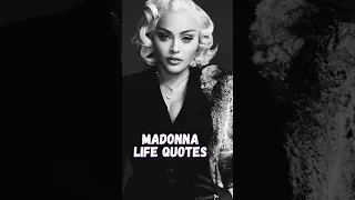 Madonna Life Quotes #shorts