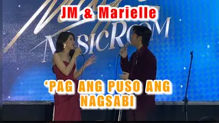 JM dela Cerna & Marielle Montellano - Pag Ang Puso Ang Nagsabi |  Their First Single LIVE