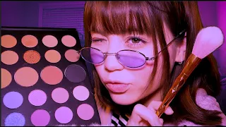 Japanese ASMR~ Best Friend Does Your Make up! Gum Chewing/Brushing/Layered Sounds Role Play