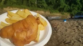 Catfish Catch Clean Cook & CAMP! Back Country Camping & Fishing for Catfish