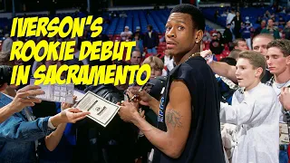 ALLEN IVERSON impresses in rookie debut in Sacramento | 1.5.1997