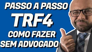 PASSO A PASSO TRF4 REVISÃO FGTS COMO DAR ENTRADA NO PROCESSO - CORREÇÃO FGTS