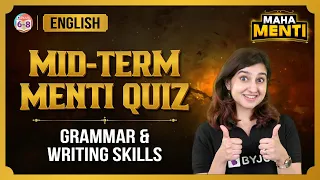 महा MENTI: Grammar and Writing Skills l Mid-Term Menti Quiz | Class 6, 7, & 8 | English | Exam Edge