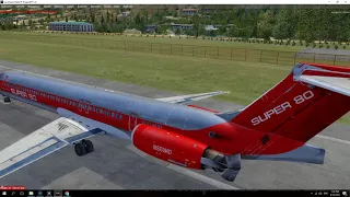Leonardo maddog X approach VQPR RW15 manual landing