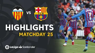 Highlights Valencia CF vs FC Barcelona (1-4)
