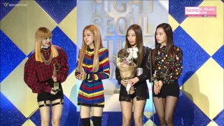 170119 BLACKPINK 블랙핑크 won New Artist Award @ 하이원 서울가요대상 26th Seoul Music Award