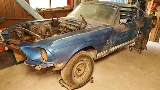 Barn Find 1968 Shelby GT500 sitting since 1973!