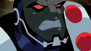 Batman Dodges Darkseid's Omega Beam | Justice League Unlimited